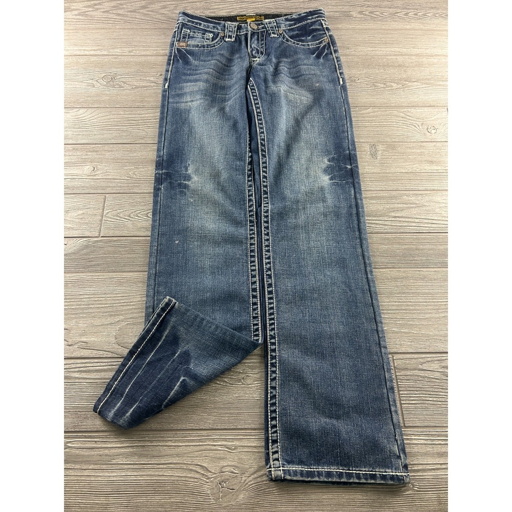 Iron Horse Women's Medium Wash Blue Bentley Boot Cut Jeans Size 4 Long
